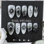 SS02 - Smoky Gray Silver Bow
